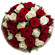 букет из красных и белых роз. Германия